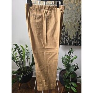 Alfred Dunhill London Chino Cotton Rayon Flat Front Trousers Pants 34x27 ITALY
